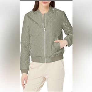 Levi's Sage Green Quilted Bomber Jacket‎ women size large